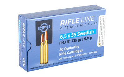 PPU 6.5X55 SWEDISH FMJ 139GR 20/200
