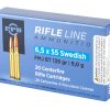 PPU 6.5X55 SWEDISH FMJ 139GR 20/200