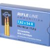 PPU 7.62X54R FMJ 182GR 20/200