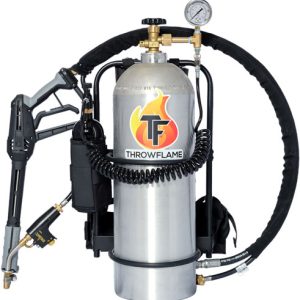 THROWFLAME X 15 FLAMETHROWER - BRUSHED ALUMINUM
