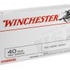 WIN USA 40SW 180GR FMJ 50/500