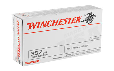 WIN USA 357SIG 125GR FMJ 50/500
