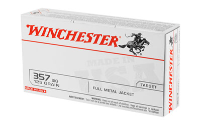 WIN USA 357SIG 125GR FMJ 50/500