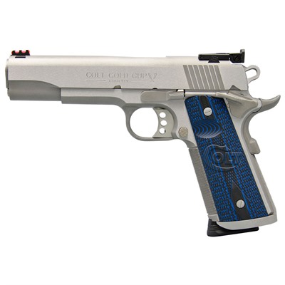 GOLD CUP TROPHY 45 ACP 5'' BBL (1)8RD MAG SS/BLUE