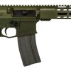 Griffin Armament MK2PATROLWHG-W MK2 Patrol 223 Wylde 30+1 14.50" Black Anodized Barrel, Warhawk Green Anodized Aluminum Receiver w/Picatinny Rail, M-LOK Handguard, Griffin Extreme Condition Black Poly