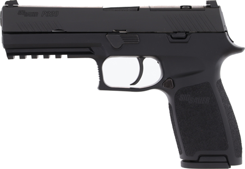 SIG P320 9MM 4.7" SIGLITE - STRIKER OR (2)17RD BLACK