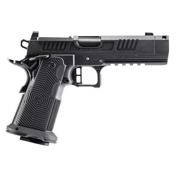 Alpha Foxtrot 1911 Romulus 10mm Auto 17rd Magazines(2) 4.25" Comp Threaded Barrel MOS DLC Black