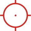 XPS2-0 HOLOGRAPHIC 68 MOA RING 1 MOA RED DOT RETICLE GRAY